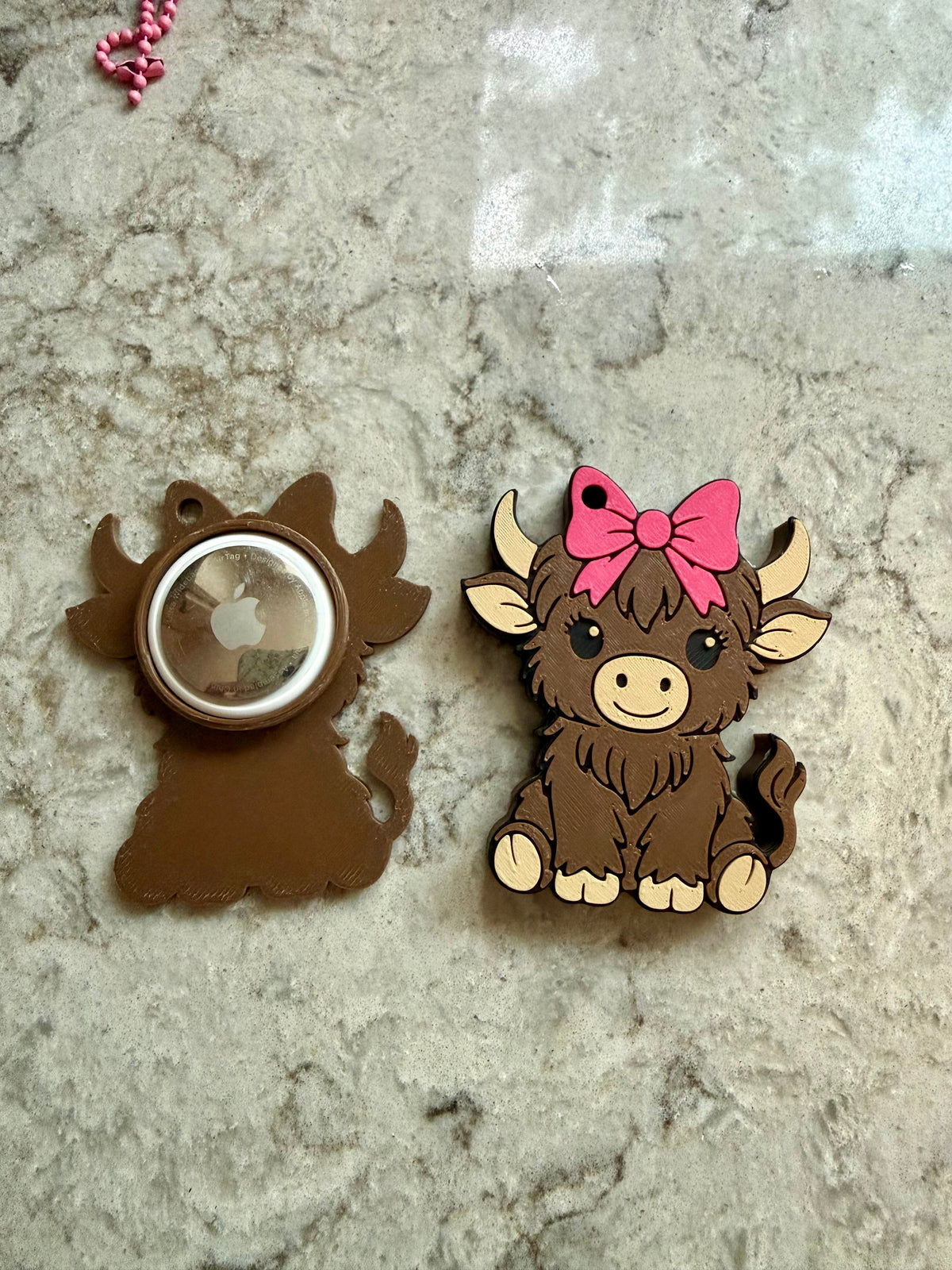 AirTag Holder Keychain
