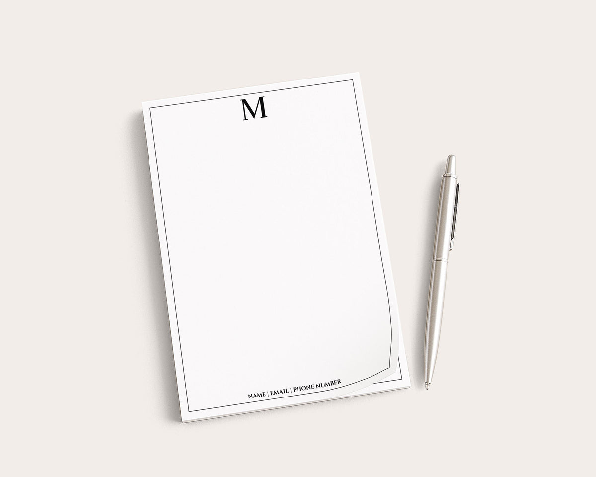 Personalized Notepad | Minimalist | Mother's Day Gift Idea